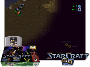StarCraft 64 (USA) Cover